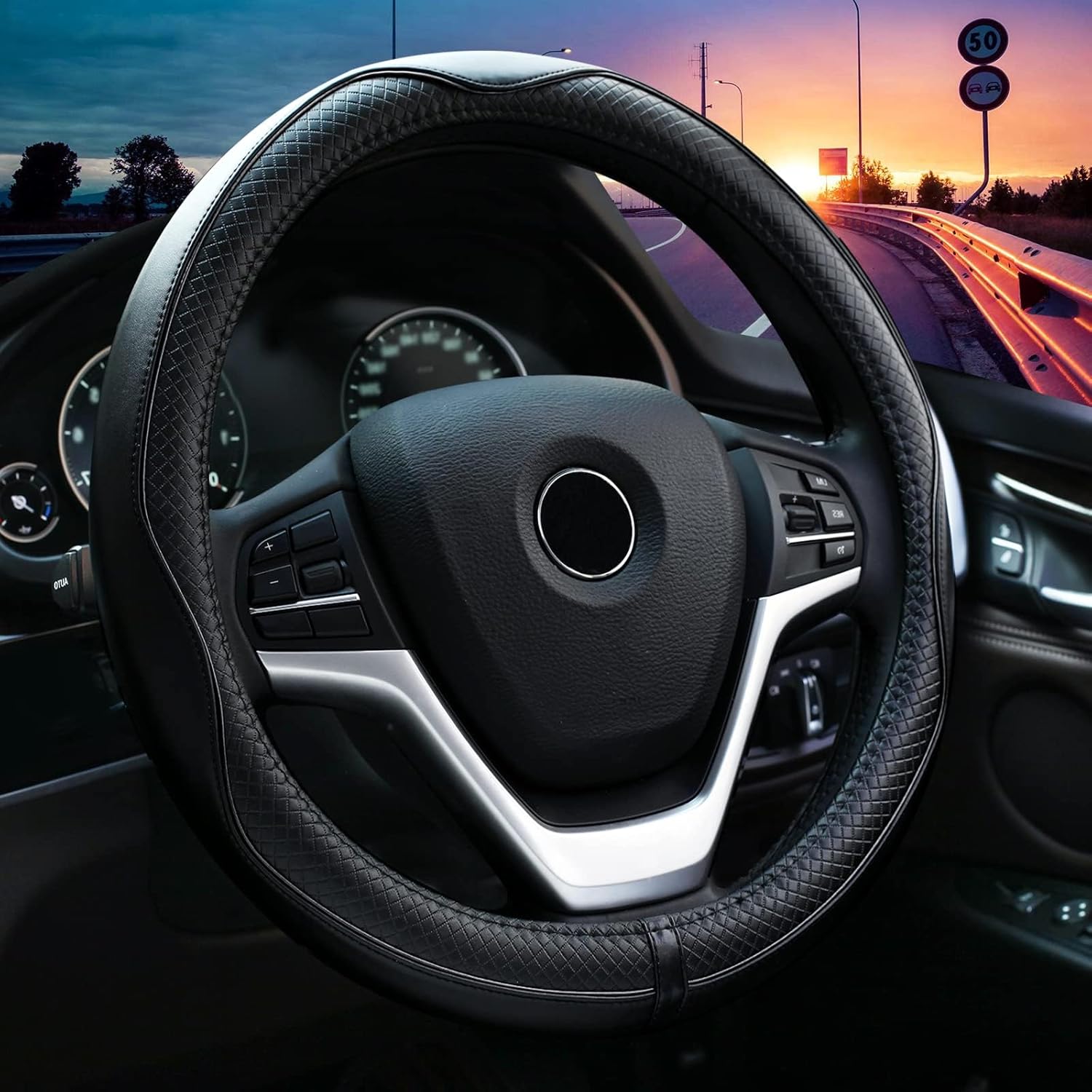 Steering Wheel Covers Universal 15 inch